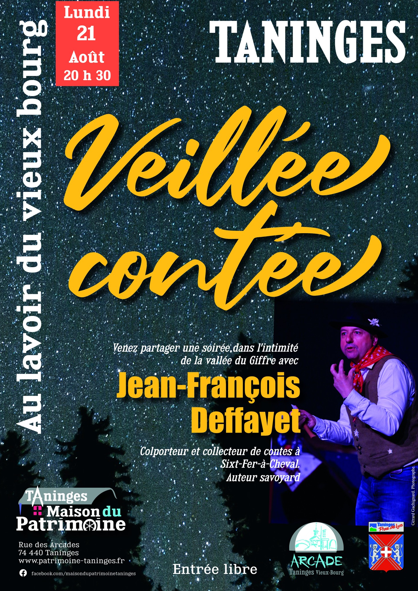 Veillée contée avec Jean Francois Deffayet