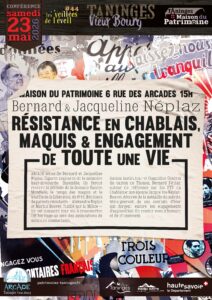 Résistance en Chablais, maquis & engagement de toute une vie.