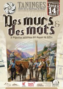 Visuel de la soirée Des murs et des mots.