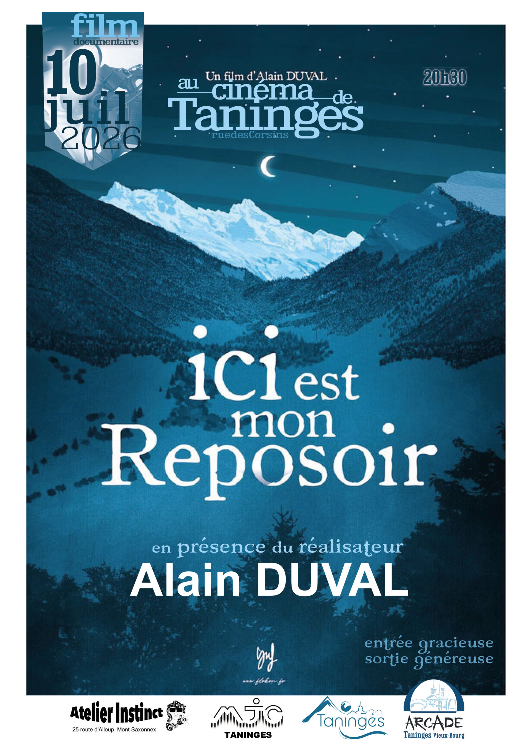 Visuel de l'affiche Ici est mon Reposoir.
