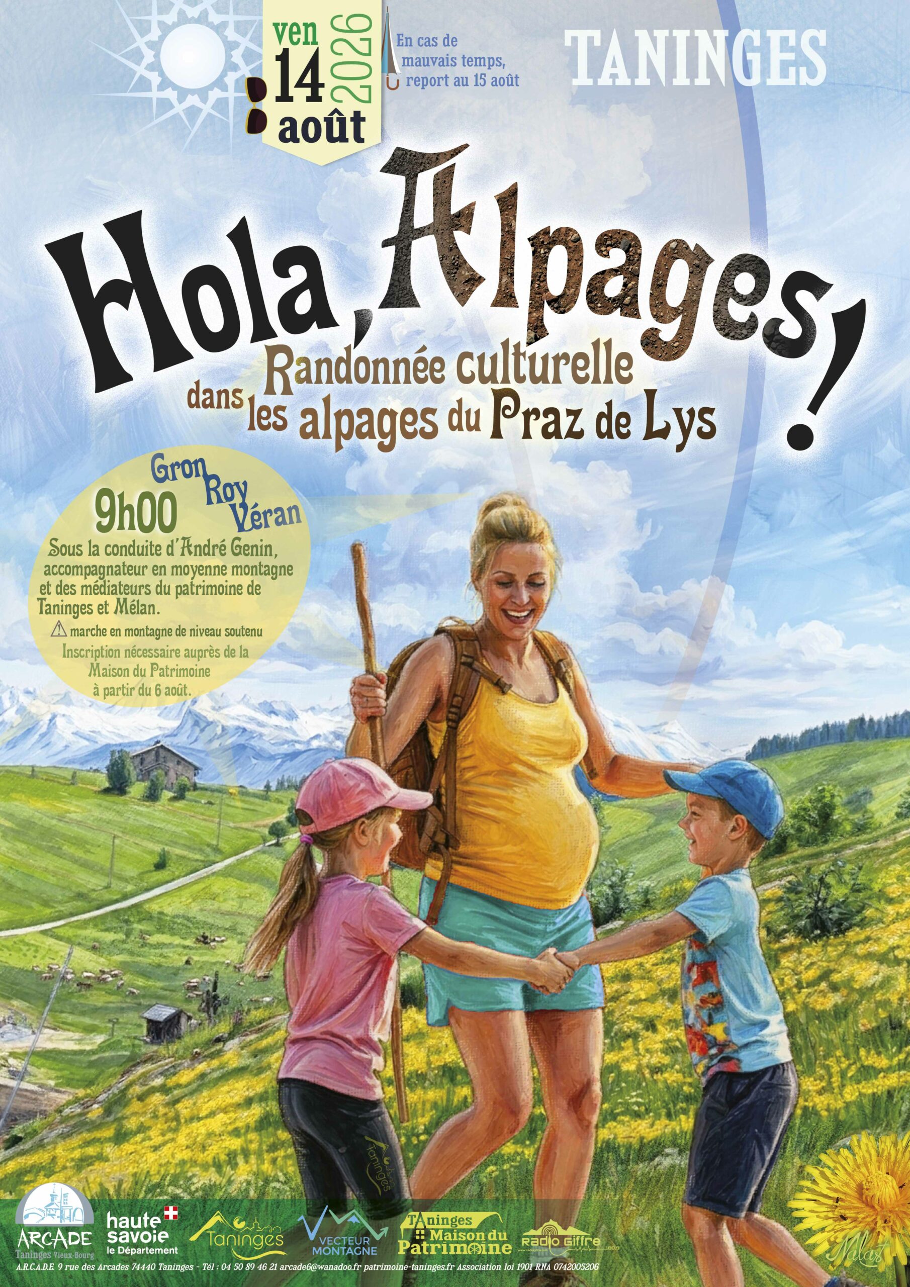 Visuel de l'affiche de la sortie Hola Alpages