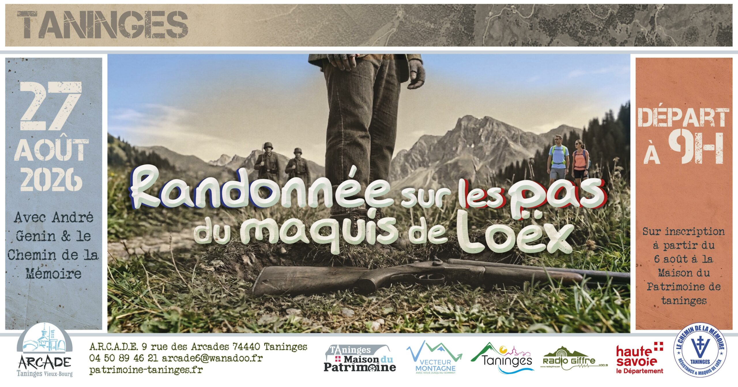 Visuel de la sortie : randonnée dans les pas du maquis à la montagne de Loëx.